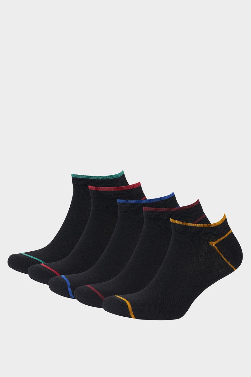DeFacto Multicolour Man 5 Piece Short Socks Casual - Image 1