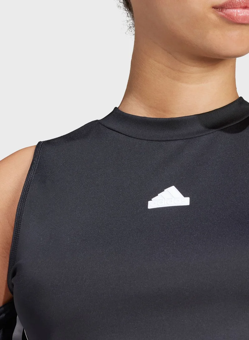 adidas بلوزة قصير دانس