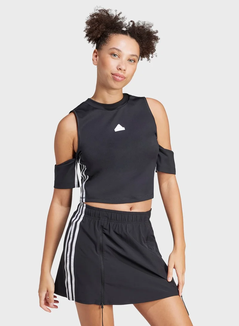 adidas بلوزة قصير دانس