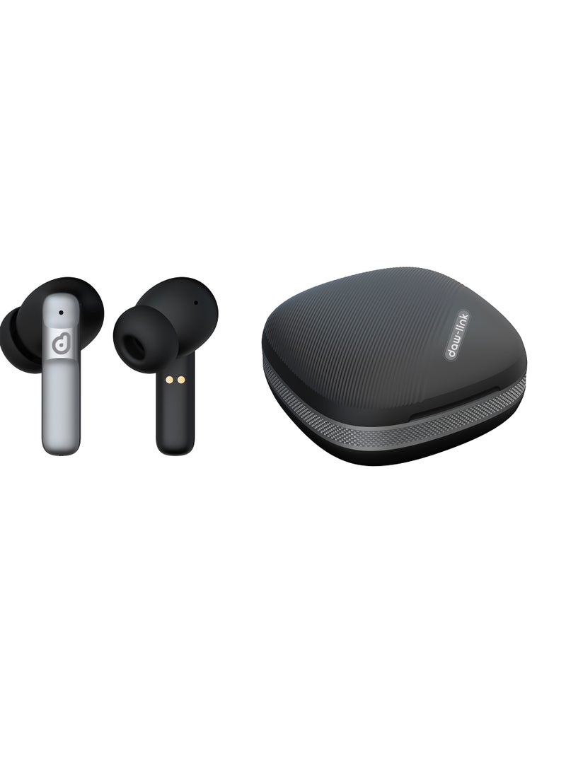 Daw-link True Wireless Earbuds ,Hi Res Sound, 30-Hour Battery, ENC Noise Cancelling, Quad Mics, IPX5 Water Resistant
