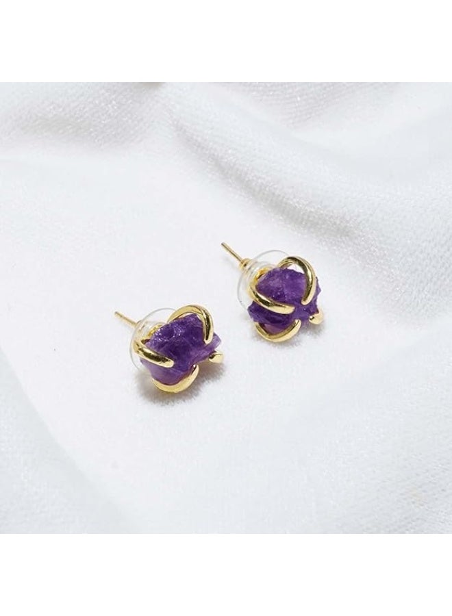 Studd Muffyn | Amethyst Spider Studs - Image 3