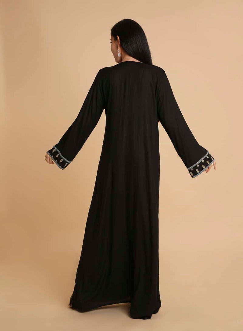 HANA & SARA Long elegant designed arabic kaftan jalabiya dress - Image 2