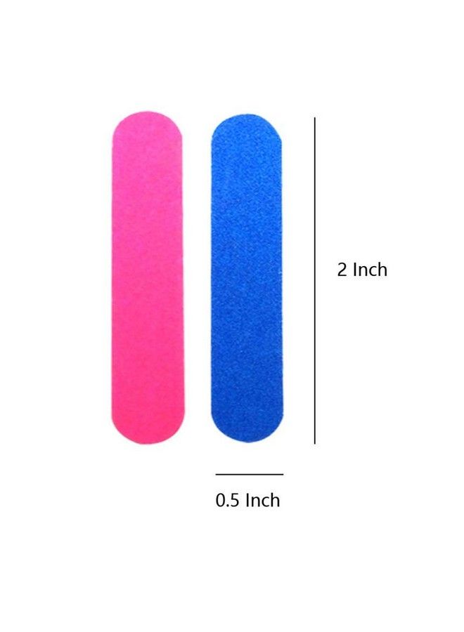 KISEER Mini Nail Files Bulk 100 Pcs Disposable Double Sided Emery Boards Travel Size For Men Women Kids (2 Inch) - Image 3