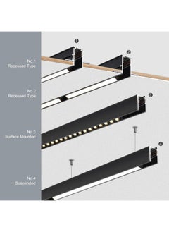 ebarza Track Light Recessed Assembly 400Cm Ynd-103  - Image 3