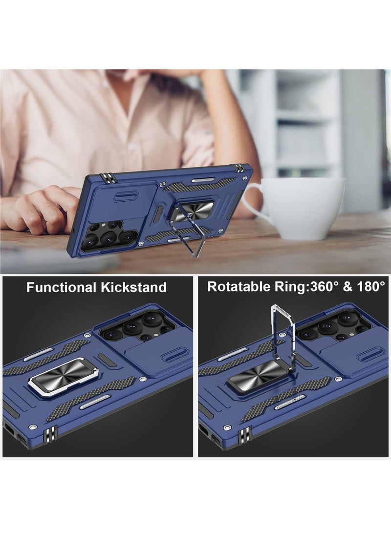 Rock Pow Galaxy S24 Case with Camera Cover Samsung S24 Cover Pass 16ft Drop Test Shockproof Protective Phone Case with Kickstand for Samsung Galaxy S24 - Image 5