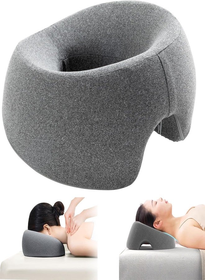 Could Spark Face Down Pillow Massage Headrest for Bed Ergonomic Memory Foam Massage Pillow Face Down for Sleeping,Spa, Napping & Skincare, Eye Surgery Recovery,Relieves Neck Pain,etc - Image 1