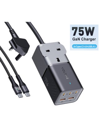 75W-6-in-1 Power Strip