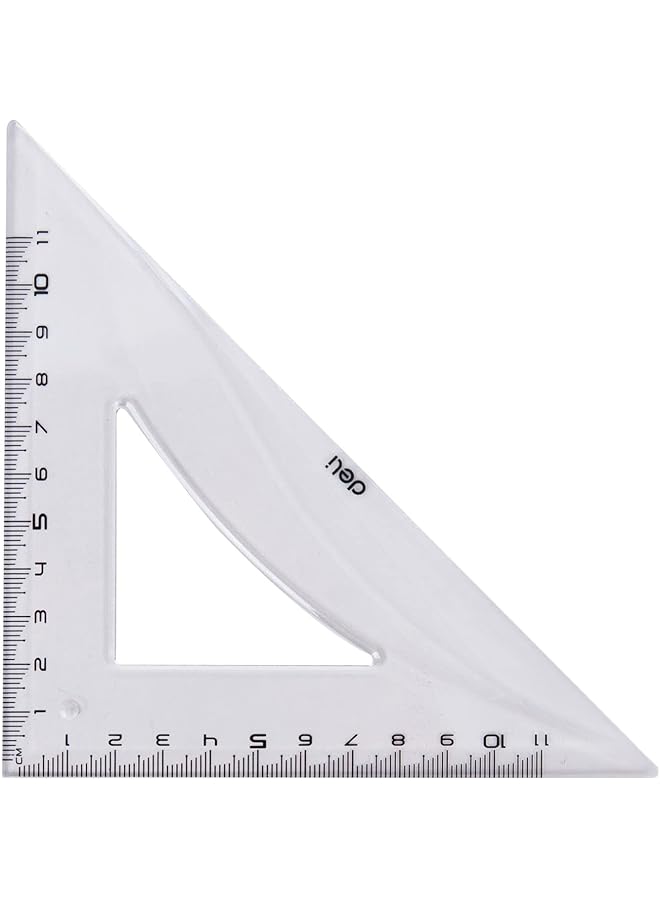 ديلي طقم مسطرة شفاف مكون من 4 قطع - Image 3