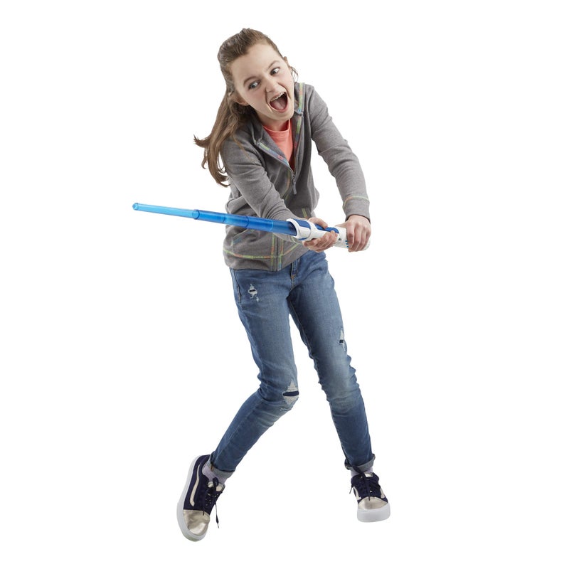 STAR WARS Scream Saber Lightsaber Toy, Record Your Own Inventive Lightsaber Sounds & Pretend to Battle, for Kids Roleplay Ages 4 & Up, Brown - Image 4