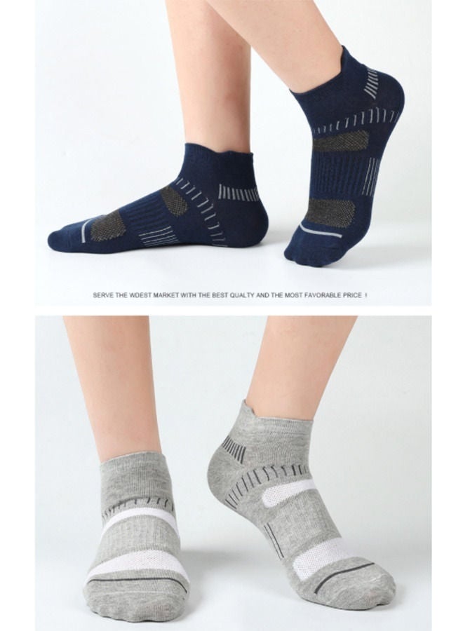 YelaJoy Five Pairs of Women'S Men'S Universal Sports Socks Men'S Sports Cushioning Breathable Running Socks Sports Socks - Image 4