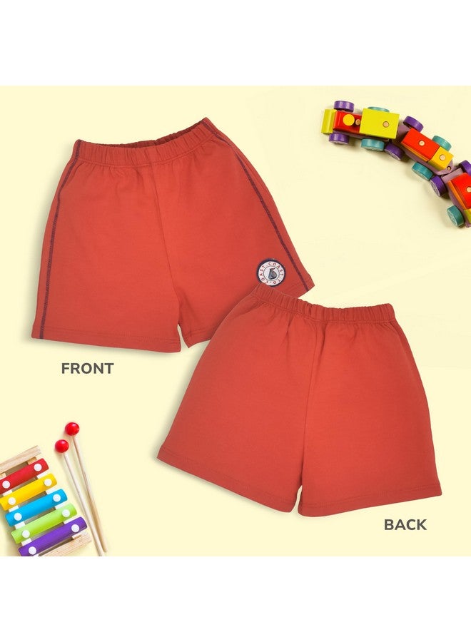 Luvlap LuvLap Unisex's Bermuda Shorts (904623_Multicolor-1_3 to 6 Months) - Image 2