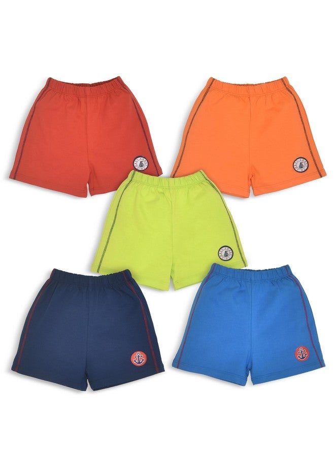 Luvlap LuvLap Unisex's Bermuda Shorts (904623_Multicolor-1_3 to 6 Months) - Image 1