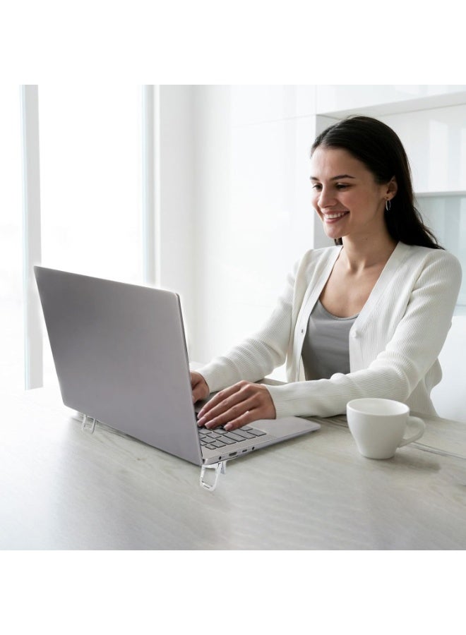 S121 Portable Metal Laptop Stand Suitable for 12-17 Inch Laptop (2PCS) - Image 4