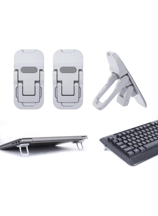 S121 Portable Metal Laptop Stand Suitable for 12-17 Inch Laptop (2PCS) - Image 1