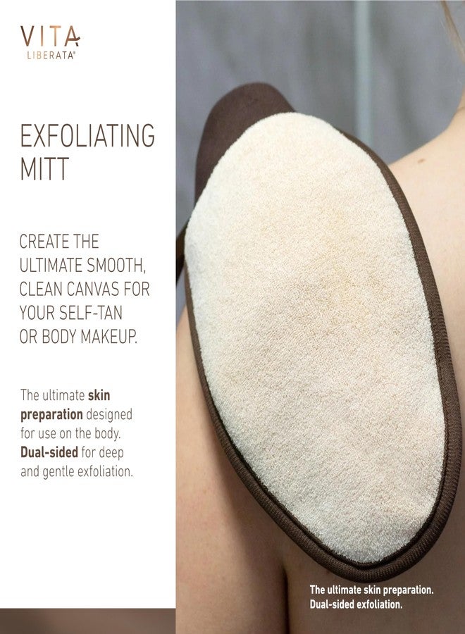 Vita Liberata Dual Sided Luxury Exfoliating Mitt - 2 in 1, Exfoliates for a Smooth and Even Skin Texture, Reusable & Easy to Wash, Vegan - Image 2