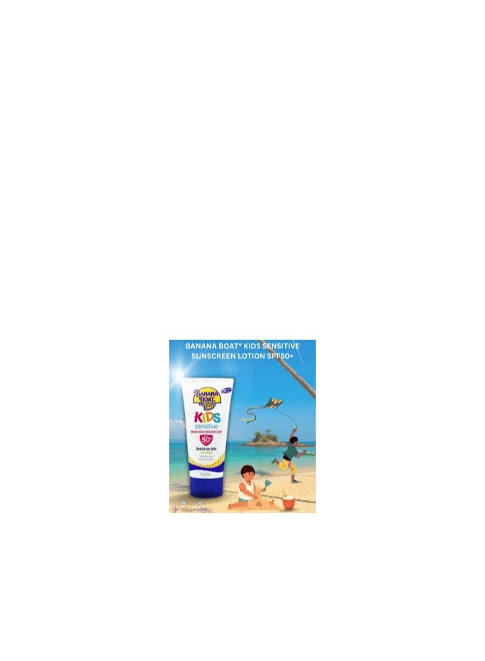 BANANA BOAT Banana Boat Kids Sensitive Tear - Free Mineral Based Sunscreen Lotion SPF 50+ PA++++ 90ml - Image 3