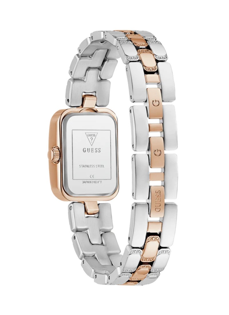 GUESS Women's 2-Tone Rose Gold Tone Analog Stainless Steel Watch GW0865L5 - 22mm  - Image 4