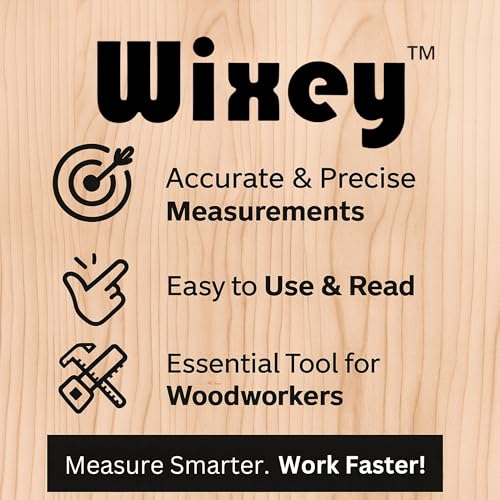 Wixey 8'' Digital Protractor – Durable Angle Measuring Tool w/Magnetic Edges for Table Saws – Accurate, Precise Digital Angle Finder for Woodworking & Construction - Image 2