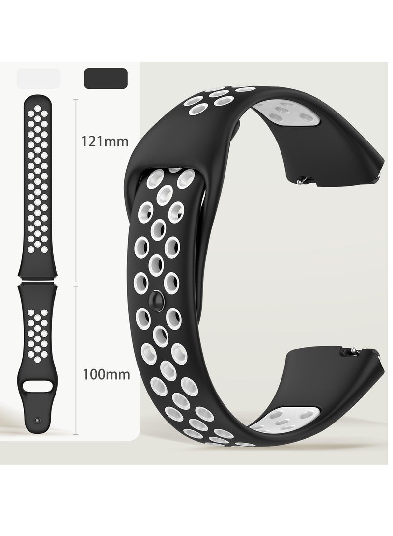 Strap Watch Silicone Compatible With Xiaomi Redmi Watch 3 Lite/Redmi Watch 3 Active, Sport Silicone Watch Band Wrist Strap,Bracelet Wristband Wrist Strap - Image 2