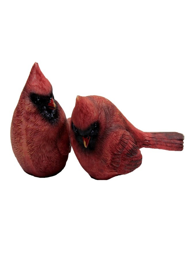 Transpac Set of 4 Small Resin CARDINAL Figurines #U2813 - Image 4
