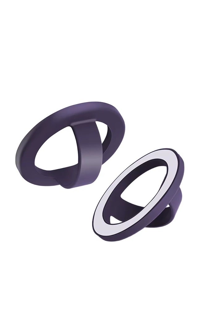 Premium Magnetic Phone Grip Advanced Enhanced for iPhone with MagSafe Technology Dark Purple - Image 2