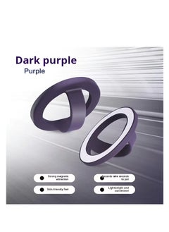 Generic Premium Magnetic Phone Grip Advanced Enhanced for iPhone with MagSafe Technology Dark Purple 