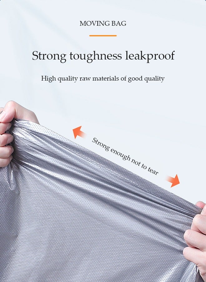 DUNISO 20pcs Plastic Storage Bag Set,Packing Bag with Extra Large Capacity,Moving Doggy Bags with Portable Handle Clothing Merchandise Bags for Clothes Packaging Storage Gift Bag Shipping T-Shirts Pants(55x80cm) - Image 5
