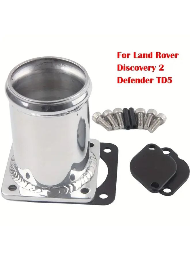 Silvery EGR Valve Replacement Set For Land Rover Discovery 2 Defender TD5 Diesel - Image 1