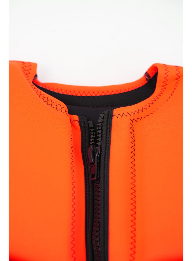 Adult Life Vest For Men Women, Kayaking Water Sports Buoyancy Aid Fishing Vest For Fishing Sailing Surfing Boating Kayaking For Water Sports, Orange - Image 5