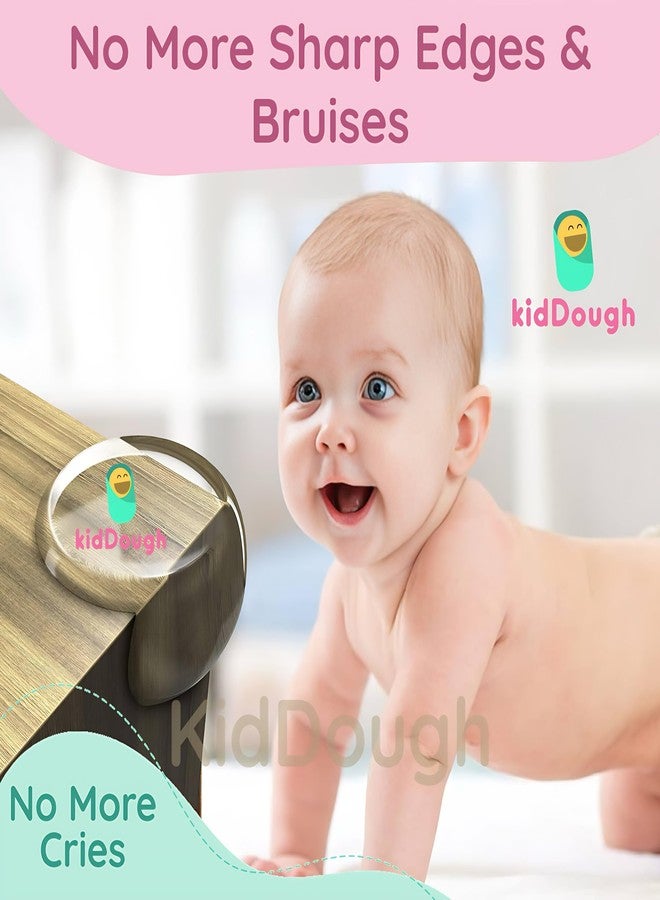 KidDough 10 PCS Corner Protector for Furniture - Table Edge Guards with Silicon and Soft Gel, Sharp Corner Protection, Transparent PVC - Childproof Safety for Sharp Edges - Image 3