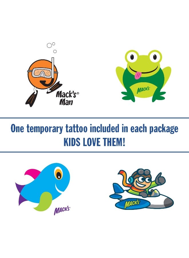 Mack's Kids Pillowsoft Earplugs 6 Pair Pack - Orange - Image 3