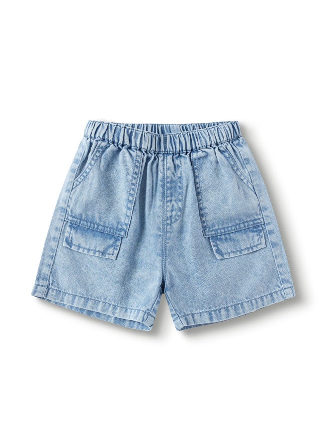 Balabala Boys' Pants Baby Shorts Denim Casual Pants Summer Loose Fit Fashion Stylish Trendy - Image 2