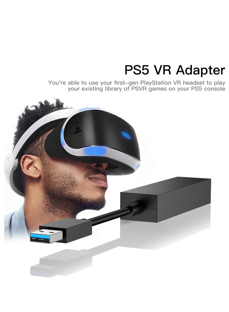 PSVR Camera Adapter for PS5 Console, PS VR Converter Cable PSVR VR Mini Camera Adapter Cable for PS5 Game Console for PS4 Host Camera, USB3.0 VR Games Accessories - Image 3