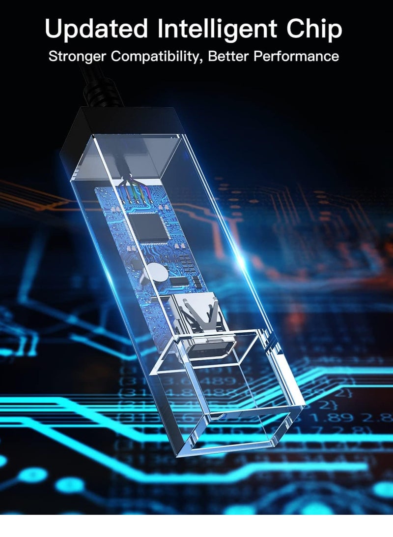 PSVR Camera Adapter for PS5 Console, PS VR Converter Cable PSVR VR Mini Camera Adapter Cable for PS5 Game Console for PS4 Host Camera, USB3.0 VR Games Accessories - Image 4