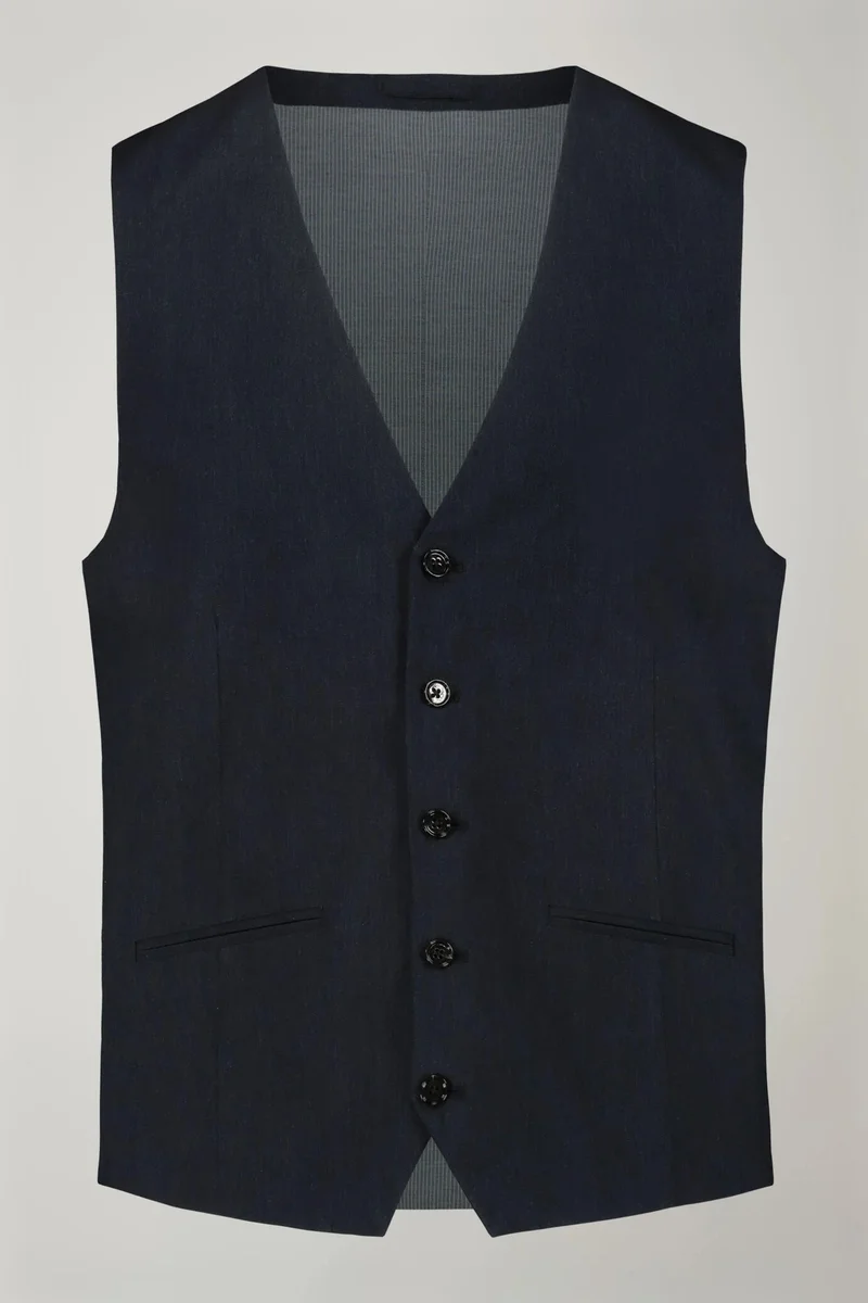 Doppelganger Men's classic vest - DK Blue