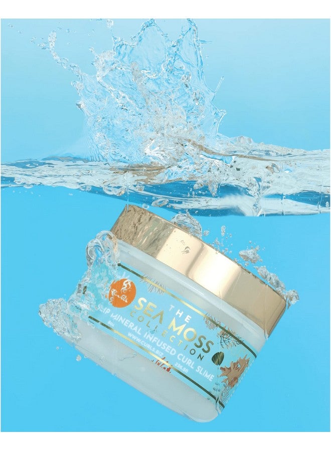 Curls Sea Moss Sea Slip Mineral Infused Slime Hair Jelly Promotes Healthy Hair Growth Protects Hair From Styling Damage Delivers Shiny Defined Hydrated 8Oz 1 Count - Image 3
