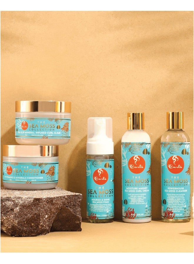 Curls Sea Moss Sea Slip Mineral Infused Slime Hair Jelly Promotes Healthy Hair Growth Protects Hair From Styling Damage Delivers Shiny Defined Hydrated 8Oz 1 Count - Image 5