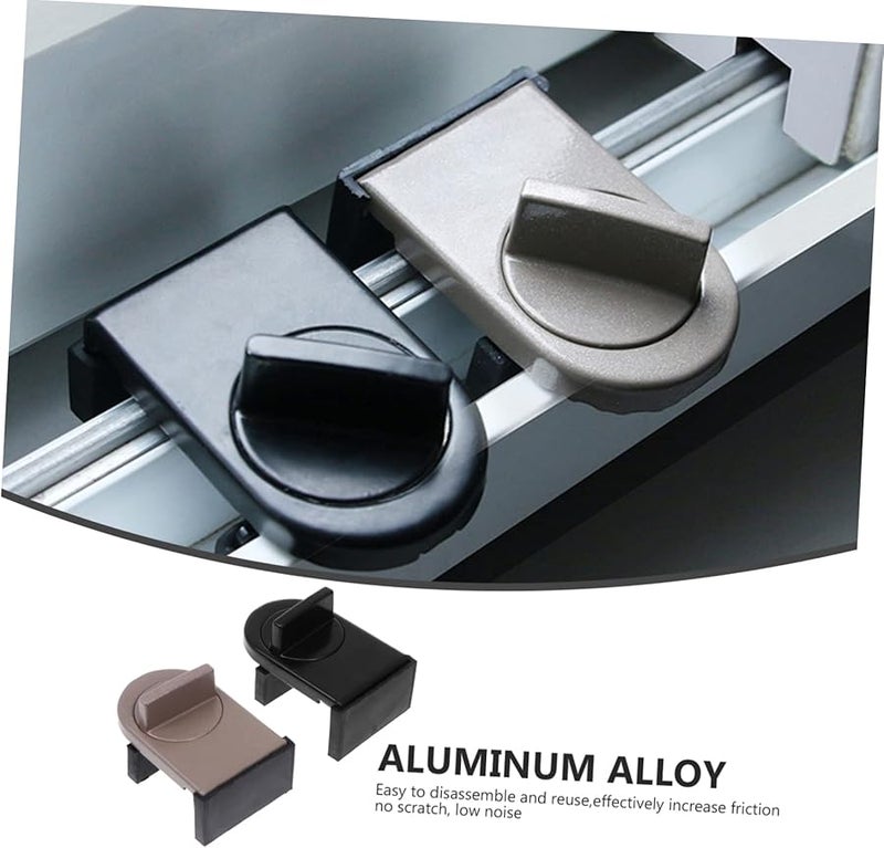 3Pcs Aluminum Alloy Sliding Window Locks Anti Theft Safety for Horizontal Windows - Image 3