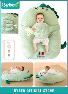 Bybeo Baby Nursing Pillows for Breastfeeding With Automatic Soothing Palm, Multifunctional Infants Feeding Support Pillow, Newborn Sleep Soothing Doll, Baby Exhaust Patting Pillow with Remote Control  - Image 1