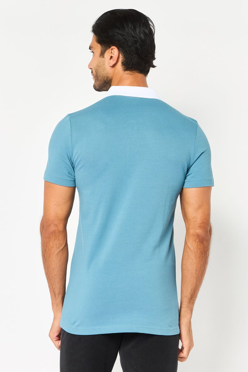 PUMA Men Slim Fit Short Sleeve Outdoor Polo Shirt, Multicolor - Image 4