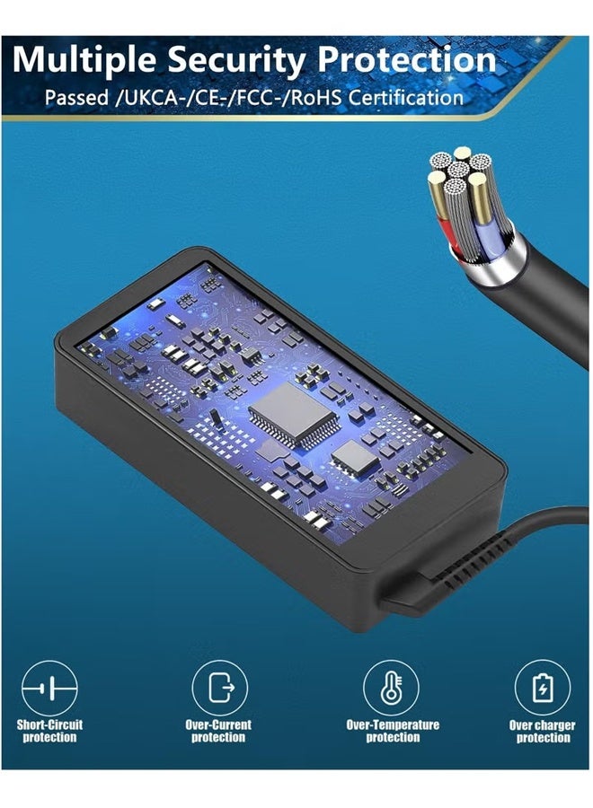 USB-C 65W 45W AC Replacement Charger fit for Lenovo ThinkPad T14 T15 T480 T480s T490 T490s T495 T495s T580 X13 X280 X380 X390 X395 E15 E480 E490 Lenovo Yoga C330 65W Laptop Power Supply Adapter Cord - Image 4