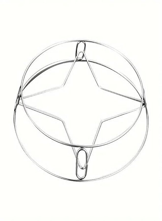 ZQQWI Stainless Steel Kitchen Cooking Pot Steaming Round Cooking Pot Steaming Tray, Kitchen Cookware Tool (pack of 1) - Image 1