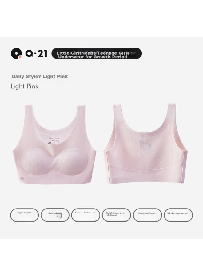 Q21 Girls' Underwear, Puberty Sports Breathable Children's Underwear, Second Stage Girls' Bra