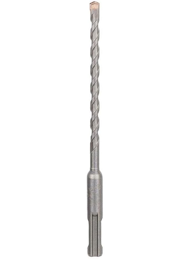 BOSCH Sds Plus 1 Drill Bit For Rotary Hammer Drills Optimised For Drilling Inch Concrete 2 Flute U Shape Flute Design Provides Effective Dust Removal 6.00 Mm Diameter 160 Mm Total Length 1 Pcs - Image 1