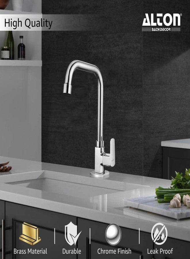 ألتون صنبور حوض المطبخ ALTON QDRL5855-UM، ذو عنق معقوف وفوهة دوارة 360 درجة | صنبور حوض المطبخ | حنفية المطبخ | صنبور لحوض المطبخ | صنابير | صنبور حوض الغسيل | صنبور عمودي - Image 5