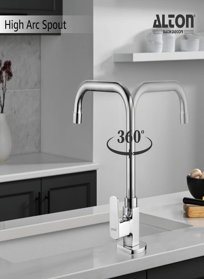 ألتون صنبور حوض المطبخ ALTON QDRL5855-UM، ذو عنق معقوف وفوهة دوارة 360 درجة | صنبور حوض المطبخ | حنفية المطبخ | صنبور لحوض المطبخ | صنابير | صنبور حوض الغسيل | صنبور عمودي - Image 4