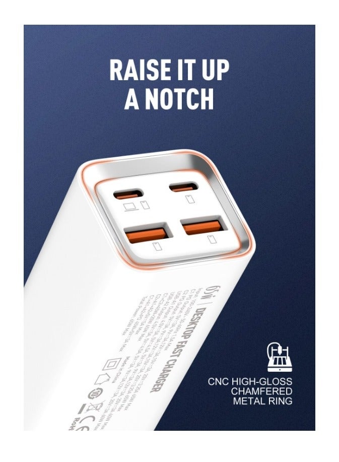 LDNIO Multifunction Power Adapter 65W -  White - Image 4