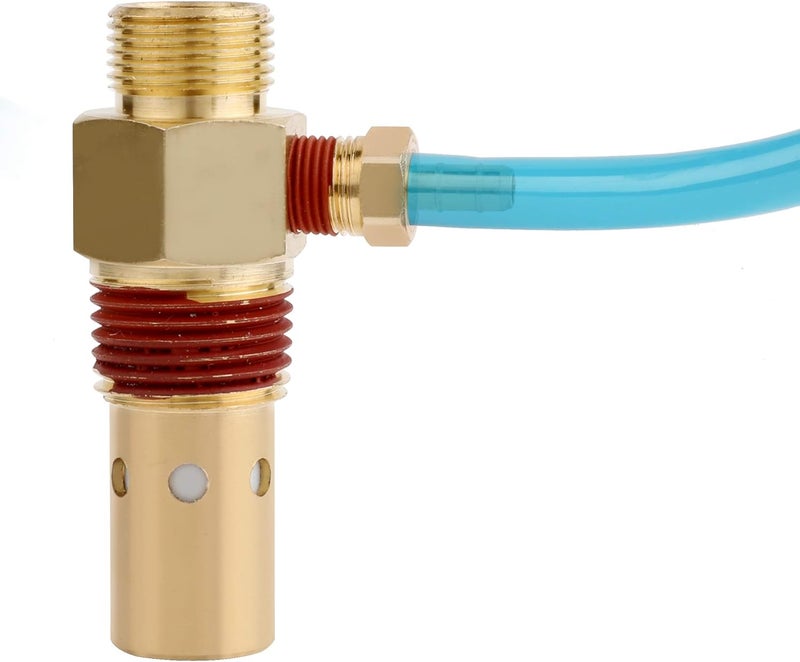 Hromee Air Compressor Replacement Components Brass 1/2 Inch MNPT Compressor in Tank Check Valve Kit with Three Different Unloader Tube Fittings 20 SCFM 4 Pieces - Image 4