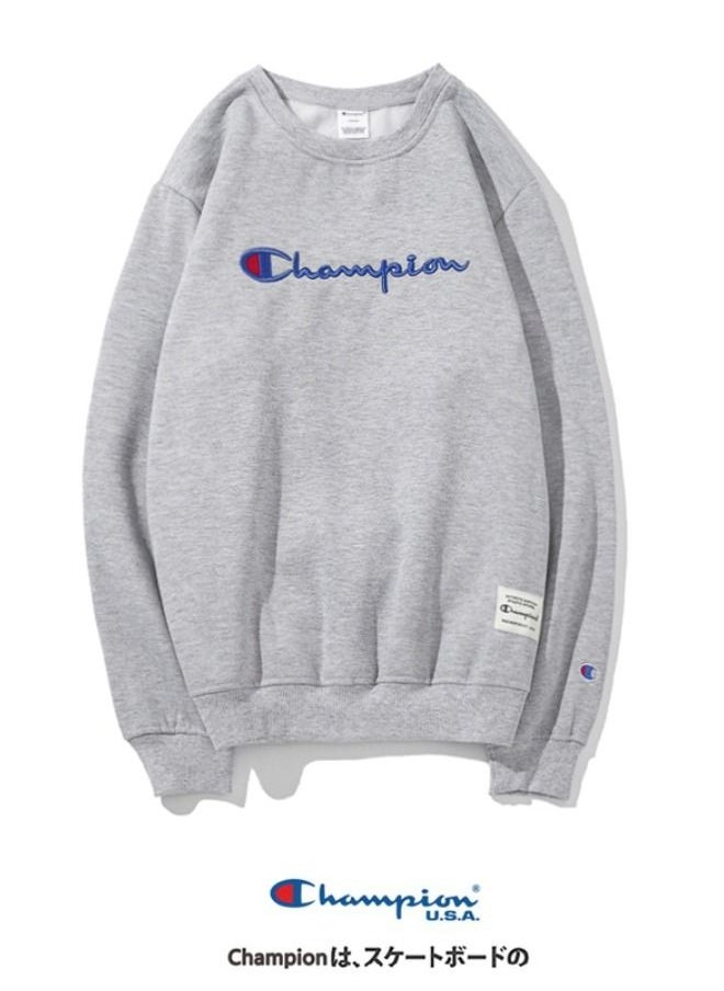Champion Graphic Printed Sweatshirt Grey  - Image 1