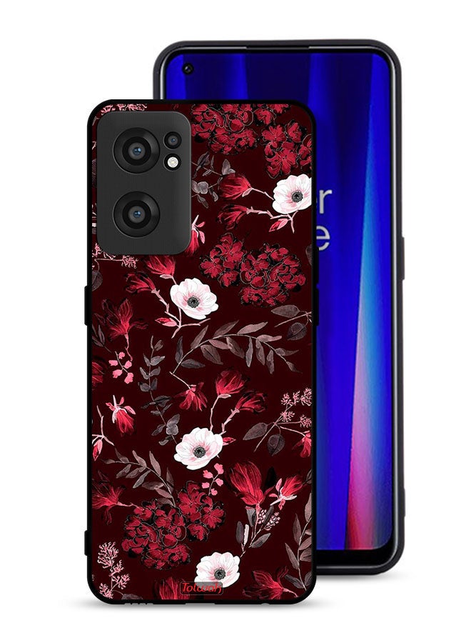 Tolwak OnePlus Nord CE 2 5G Protective Case Cover Small Flowers And Tropical Leaves - Image 1